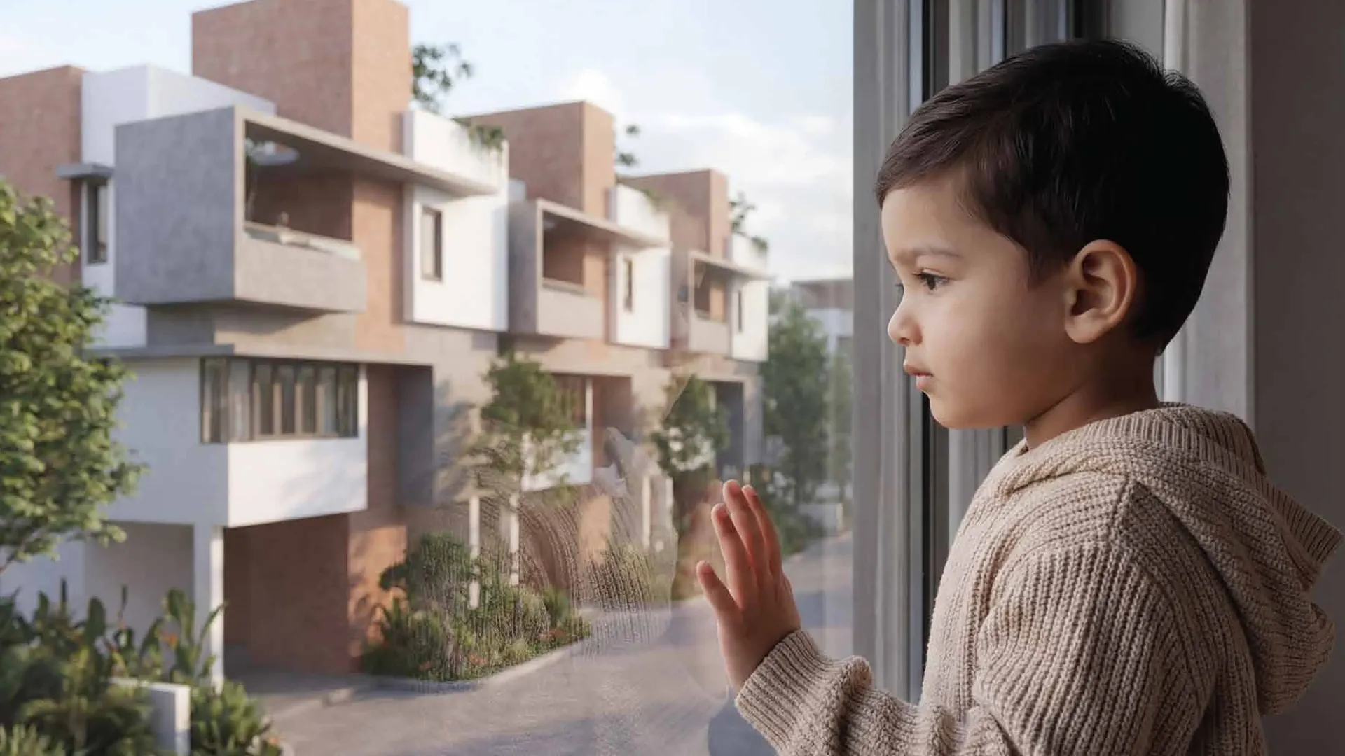 Whispers of the Sky 7-level villas in Chandapura, South Bangalore — exterior view